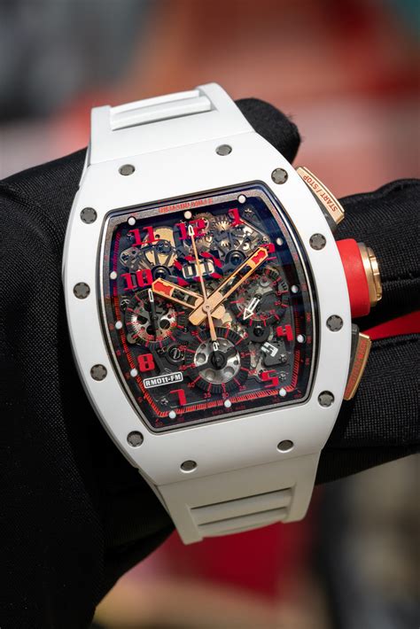 white demon richard mille|Richard Mille RM 011 .